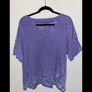 Free People Keyhole T-Shirt